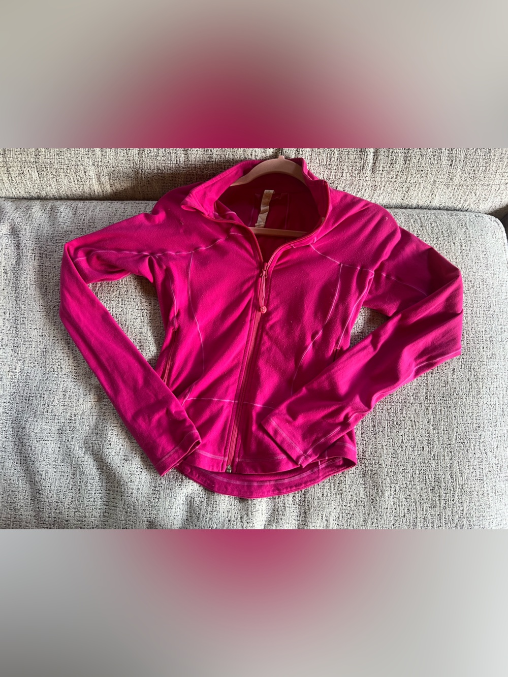 lululemon athletica Hot Pink Define Zip-Up Jacket